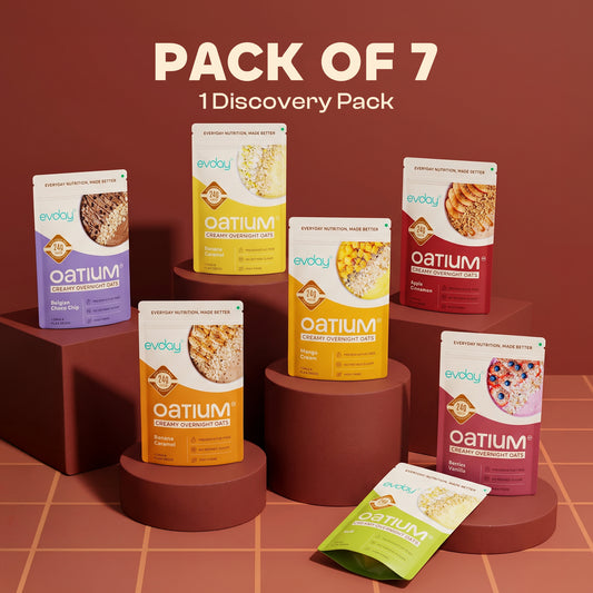 High Protein Overnight Oats Discovery Pack (Pack of 7) 525g