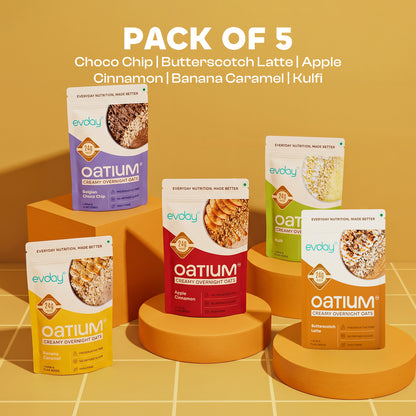 High Protein Overnight Oats Dessert Cravings Pack (Pack of 5) 375g