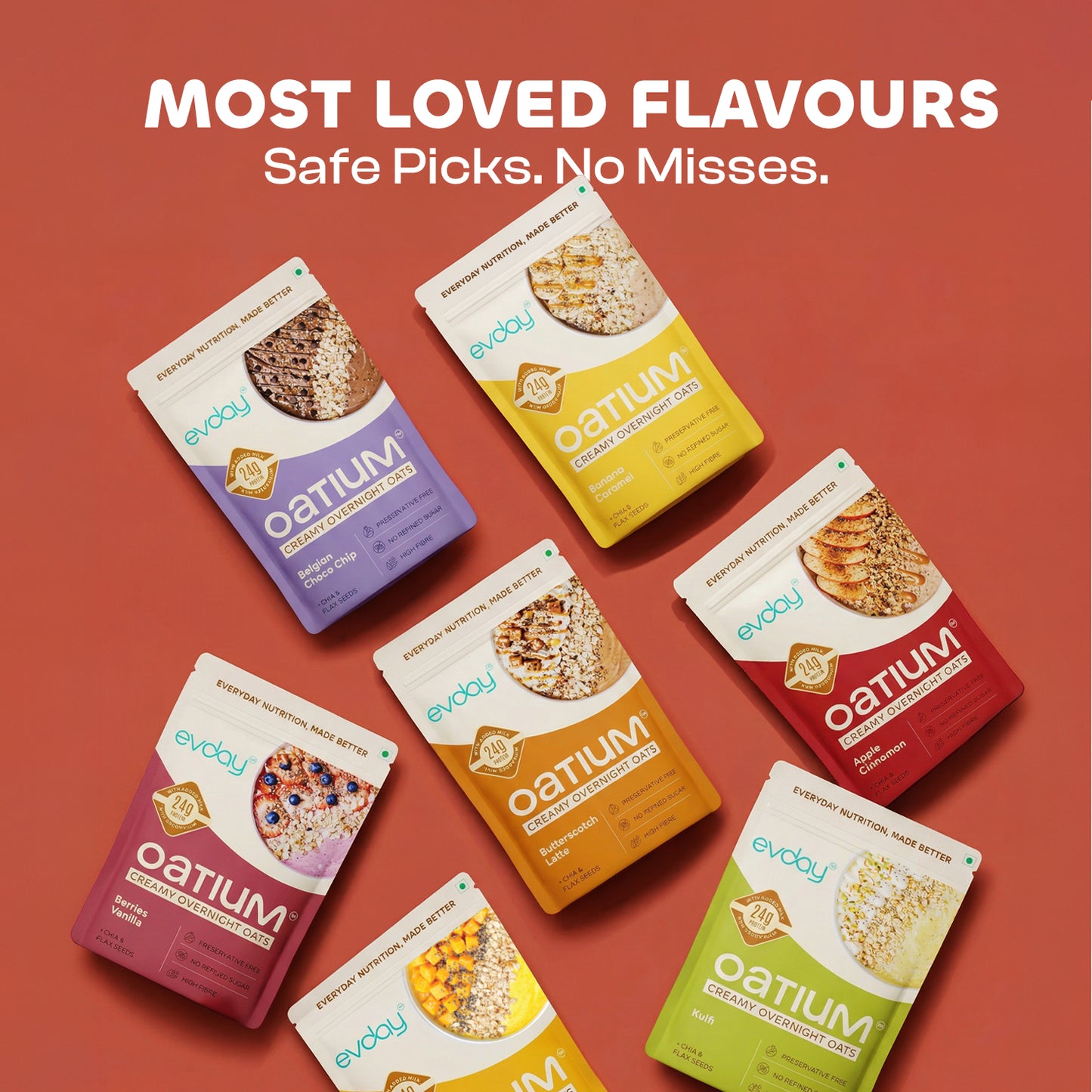High Protein Overnight Oats Discovery Pack (Pack of 7) 525g