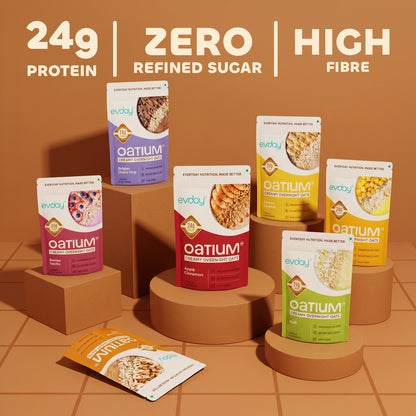 High Protein Overnight Oats Build Your Own CraveBox (Pack of 7) 525g