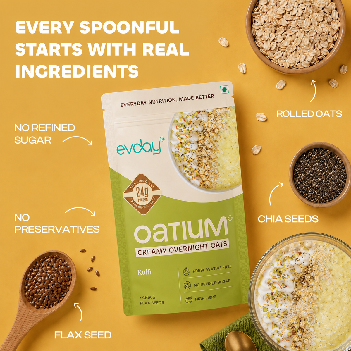Dessert Cravings High Protein Oats Pack of 5