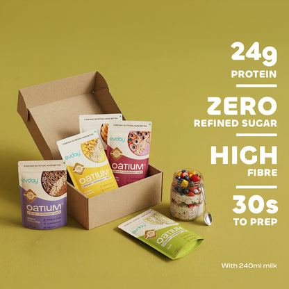 High Protein Overnight Oats Mix & Match Moods Pack (Pack of 5) 375g