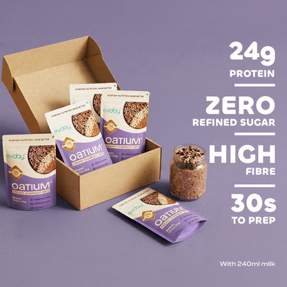High Protein Overnight Oats Choco Lover Pack (Pack of 5) 375g