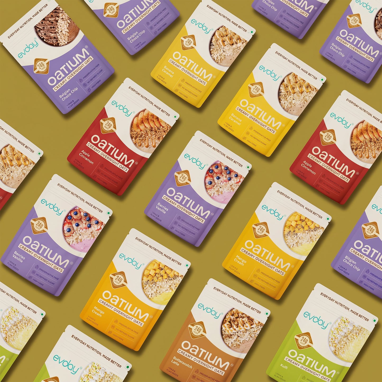 BYOB, Buy 28 Get 7 Free - Oatium High Protein Oats (35 Packs, 2625g)