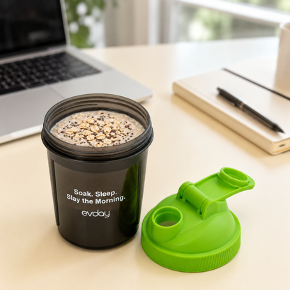 Oatium Sipper by Evday | 300ml Leak-Proof Overnight Oats Sipper