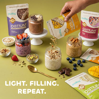 High Protein Overnight Oats Mix & Match Moods Pack (Pack of 5) 375g