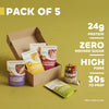 High Protein Overnight Oats Mix & Match Moods Pack (Pack of 5) 375g
